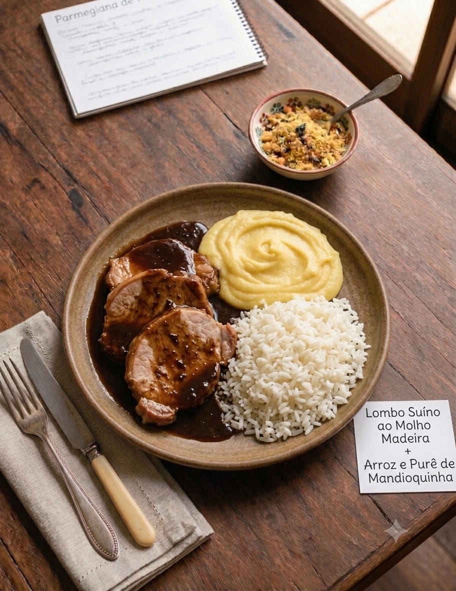 Lombo Suíno ao Molho Madeira 300g